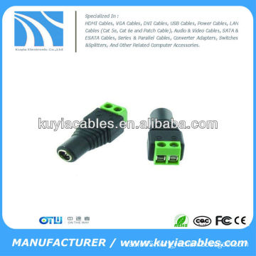 5.5 x 2.1mm CCTV DC Power Female Jack Connector